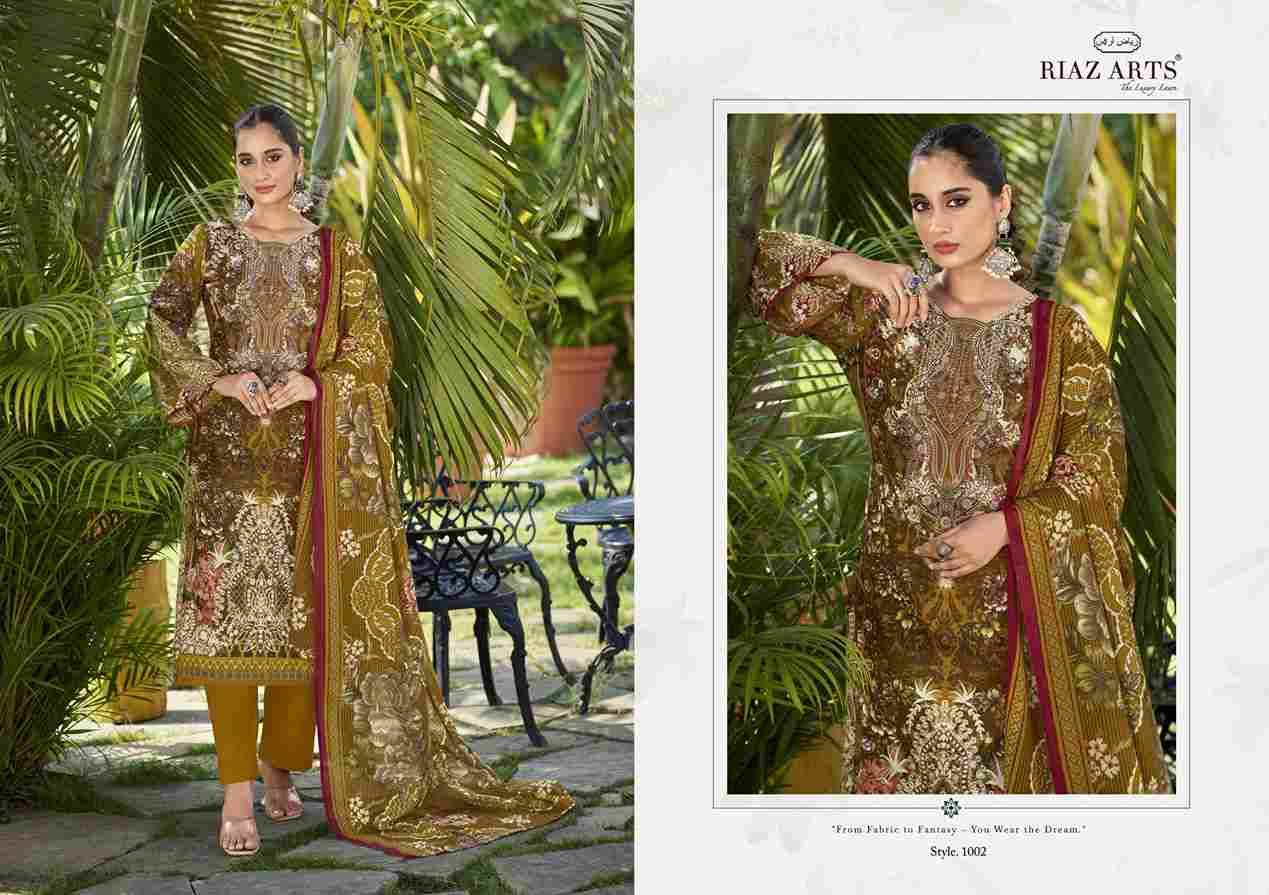 Musafir Vol-24 By Riaz Arts 1001 To 1006 Series Beautiful Festive Suits Stylish Fancy Colorful Casual Wear & Ethnic Wear Pure Lawn Cambric Print Dresses At Wholesale Price