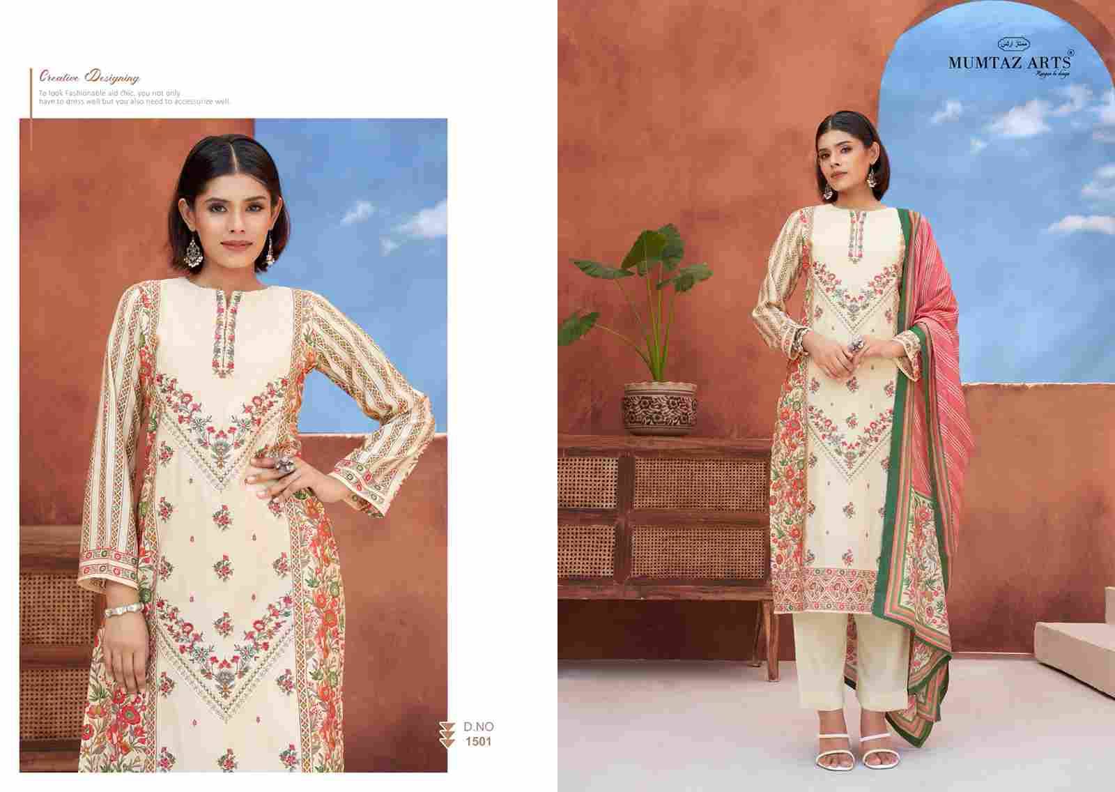 Mariyam By Mumtaz Arts 1501 To 1504 Series Designer Festive Suits Collection Beautiful Stylish Fancy Colorful Party Wear & Occasional Wear Pure Viscose Muslin Dresses At Wholesale Price