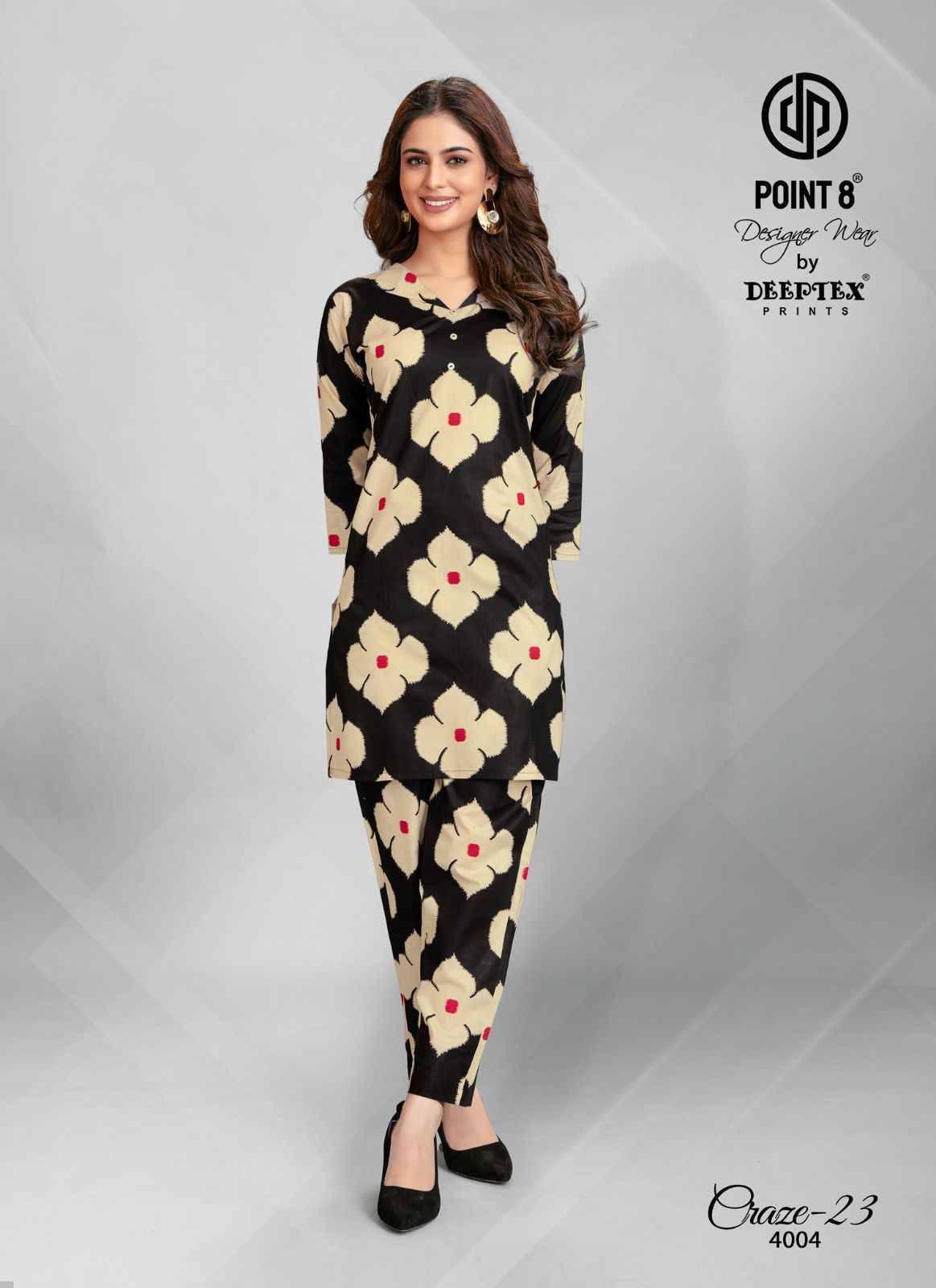 Craze-23 Vol-4 By Deeptex Prints 4001 To 4010 Series Designer Stylish Fancy Colorful Beautiful Party Wear & Ethnic Wear Collection Premium Cotton Co-Ords At Wholesale Price