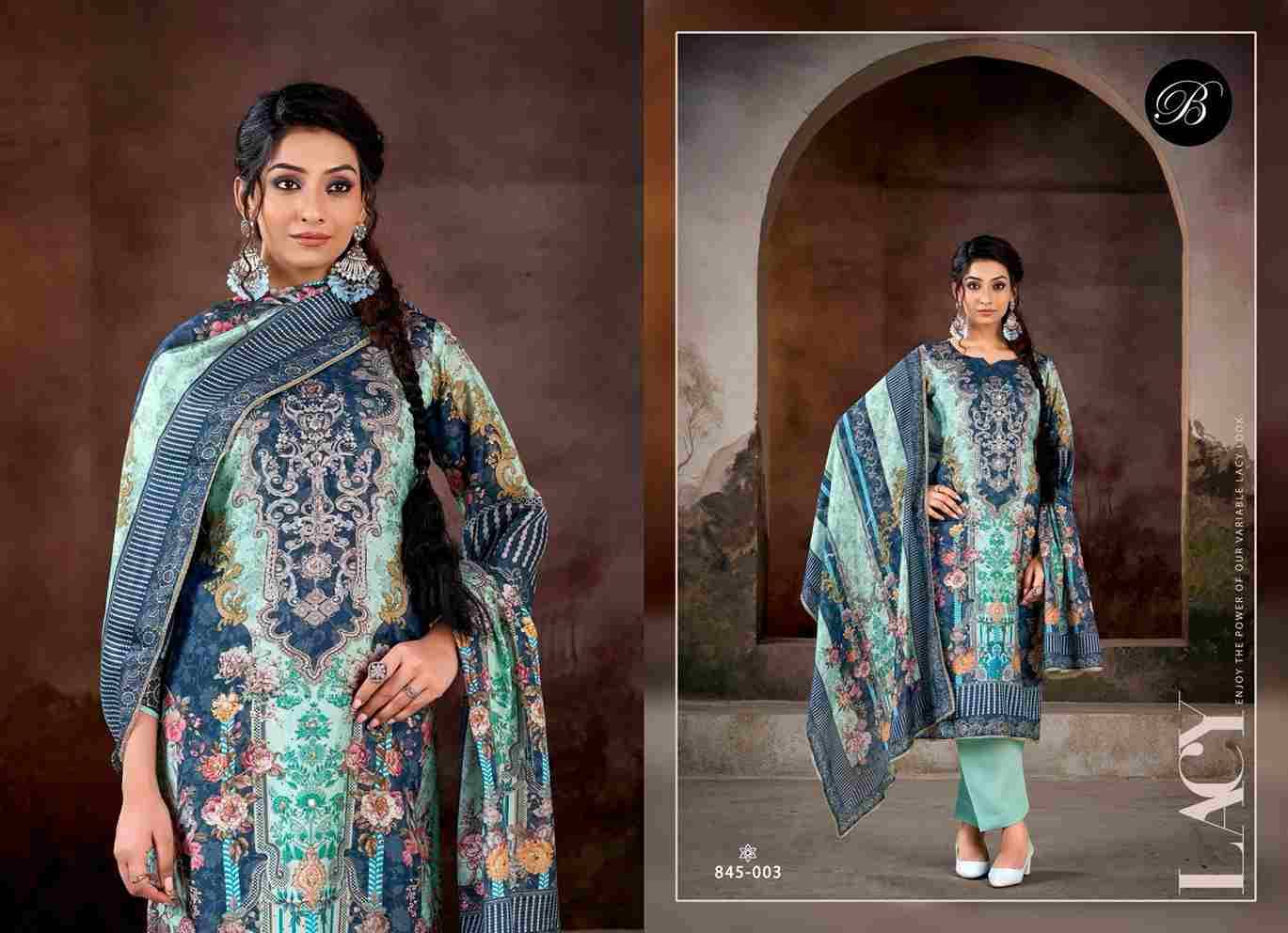 Kanika Vol-3 By Belliza 845-001 To 845-003 Series Beautiful Festive Suits Stylish Fancy Colorful Casual Wear & Ethnic Wear Pure Viscose Muslin Print Dresses At Wholesale Price
