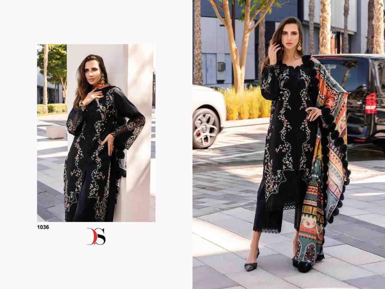 Qalamkar Lawn-25 Nx By Deepsy Suits Designer Pakistani Suits Beautiful Stylish Fancy Colorful Party Wear & Occasional Wear Pure Cotton Embroidered Dresses At Wholesale Price