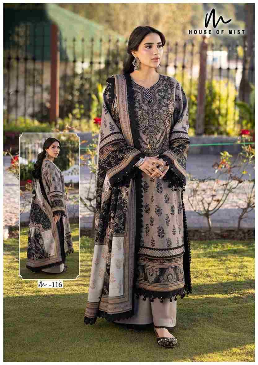 Ghazal Vol-12 By House Of Mist 111 To 116 Series Beautiful Pakistani Suits Colorful Stylish Fancy Casual Wear & Ethnic Wear Pure Cotton Print Dresses At Wholesale Price