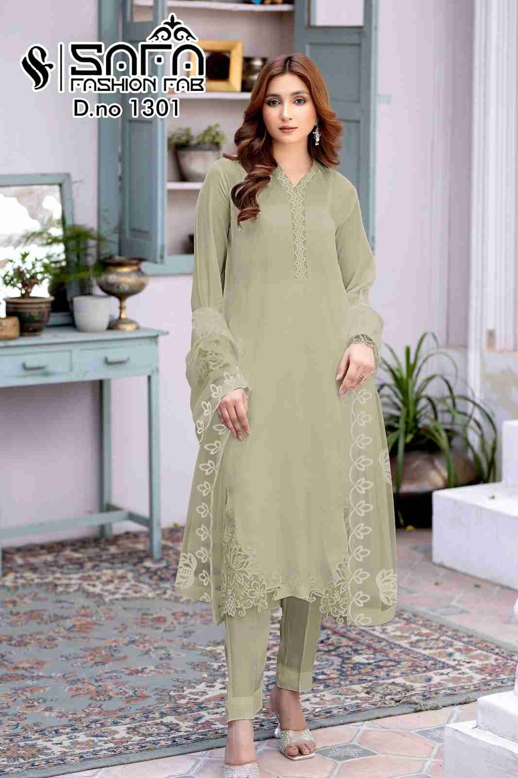 Safa 1301 Colours Vol-2 By Safa Fashion 1301-C To 1301-F Series Designer Stylish Fancy Colorful Beautiful Party Wear & Ethnic Wear Collection Heavy Georgette Dresses At Wholesale Price