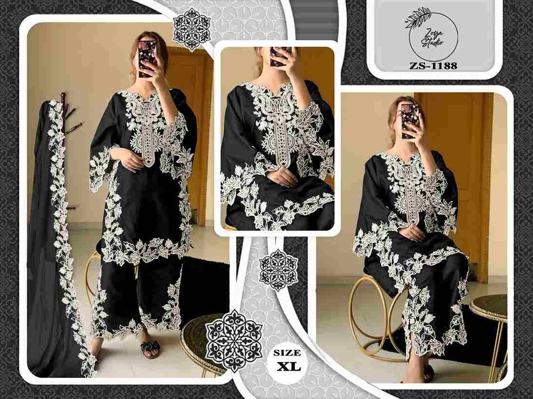 ZS-1188 Colours By ZS Textile 1188-A To 1188-F Series Beautiful Pakistani Suits Colorful Stylish Fancy Casual Wear & Ethnic Wear Romna Silk Dresses At Wholesale Price