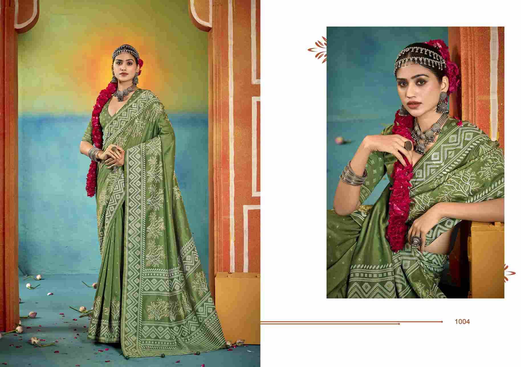Sarangi By Shubh Saree 1001 To 1012 Series Indian Traditional Wear Collection Beautiful Stylish Fancy Colorful Party Wear & Occasional Wear Velvet Tussar Silk Sarees At Wholesale Price