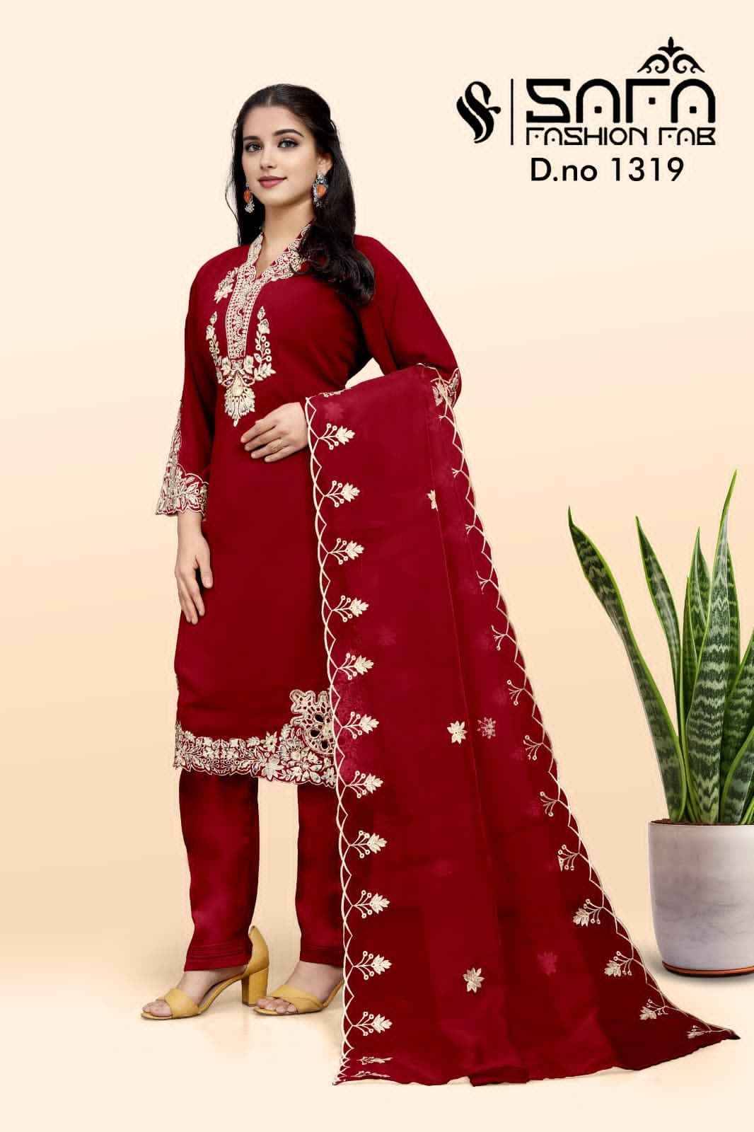 Safa 1319 Colours Vol-2 By Safa Fashion 1319-D To 1319-F Series Designer Stylish Fancy Colorful Beautiful Party Wear & Ethnic Wear Collection Heavy Georgette Dresses At Wholesale Price