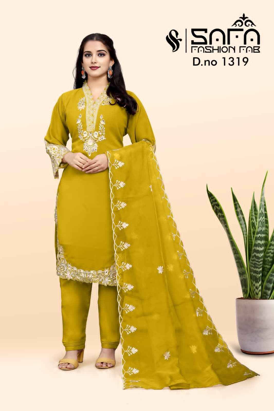 Safa 1319 Colours Vol-2 By Safa Fashion 1319-D To 1319-F Series Designer Stylish Fancy Colorful Beautiful Party Wear & Ethnic Wear Collection Heavy Georgette Dresses At Wholesale Price