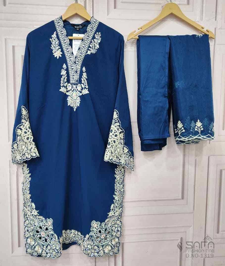 Safa 1319 Colours Vol-2 By Safa Fashion 1319-D To 1319-F Series Designer Stylish Fancy Colorful Beautiful Party Wear & Ethnic Wear Collection Heavy Georgette Dresses At Wholesale Price