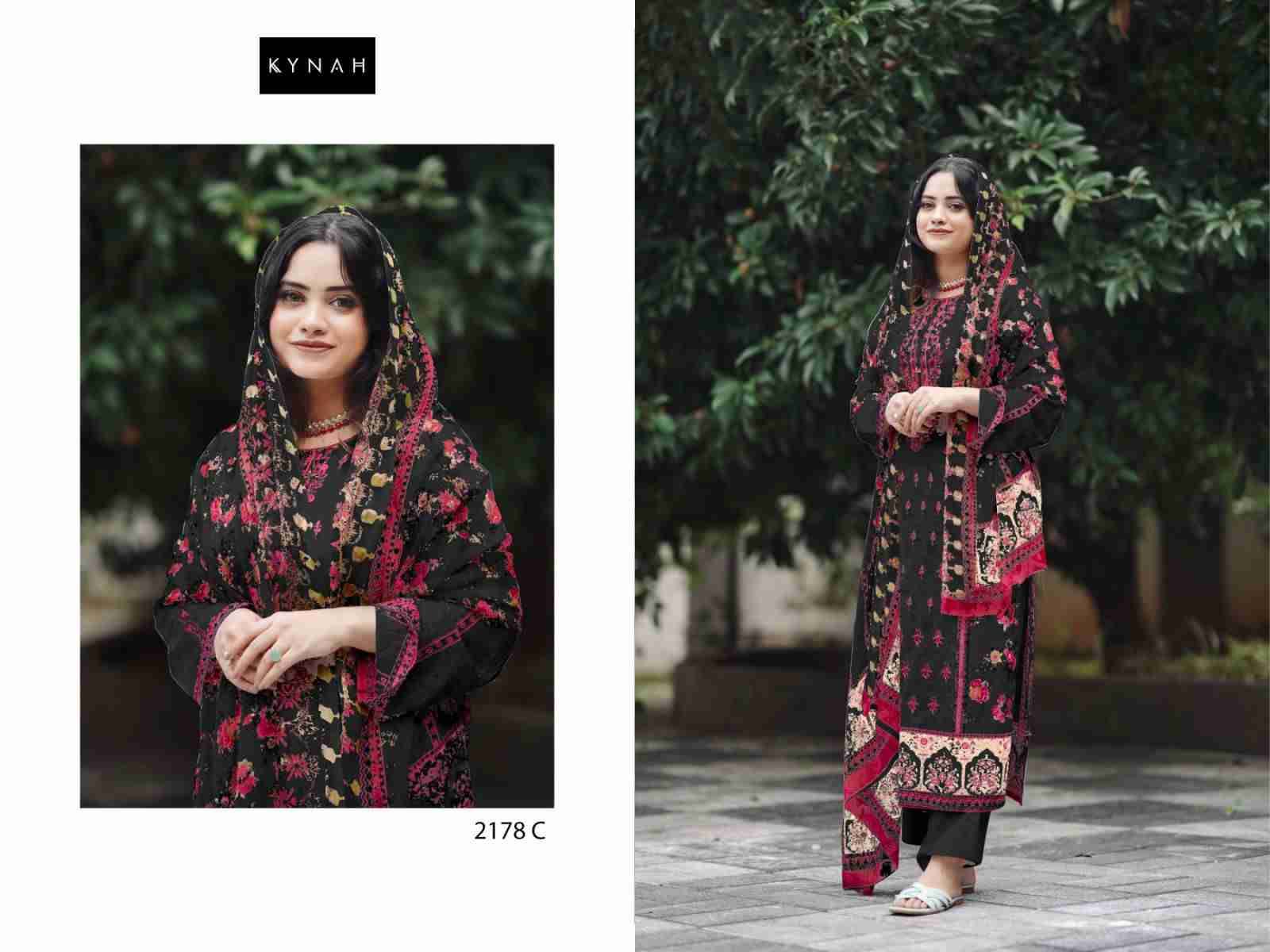 Kynah-2178 Colours By Fashid Wholesale 2178-B To 2178-D Series Designer Stylish Fancy Colorful Beautiful Party Wear & Ethnic Wear Collection Pure Lawn Dresses At Wholesale Price