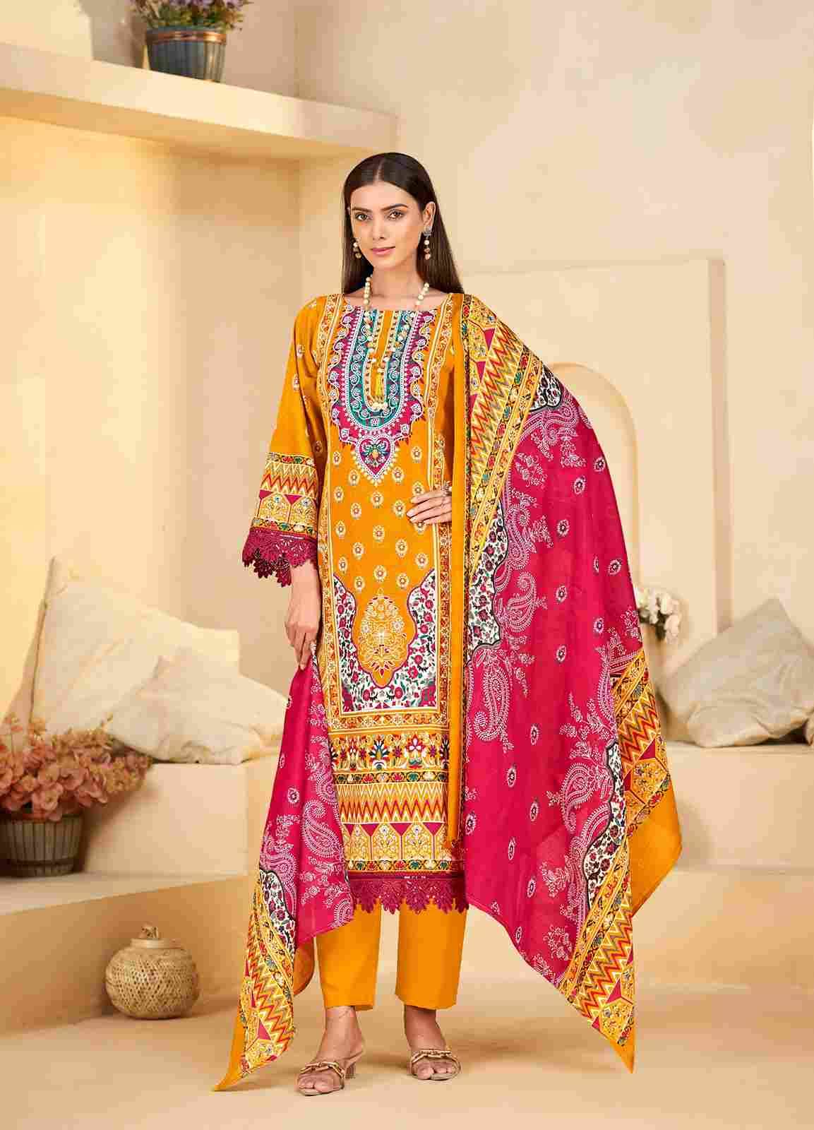 Qurbat Vol-4 By Jash 4001 To 4008 Series Beautiful Festive Suits Stylish Fancy Colorful Casual Wear & Ethnic Wear Cotton Print Dresses At Wholesale Price