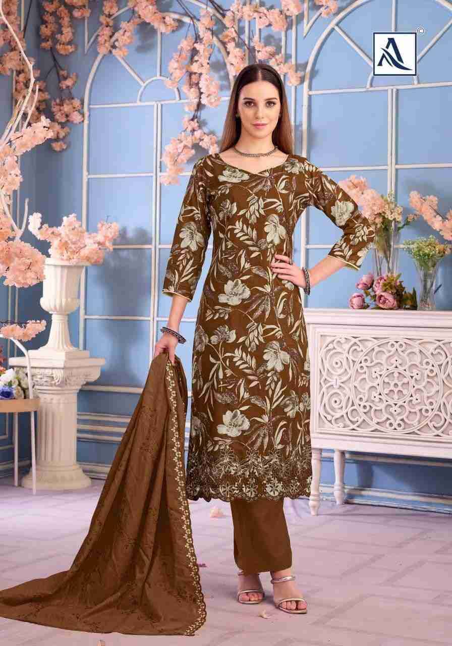 Rizwana By Alok Suit 1787-001 To 1787-006 Series Beautiful Festive Suits Stylish Fancy Colorful Casual Wear & Ethnic Wear Pure Cambric Cotton Embroidered Dresses At Wholesale Price