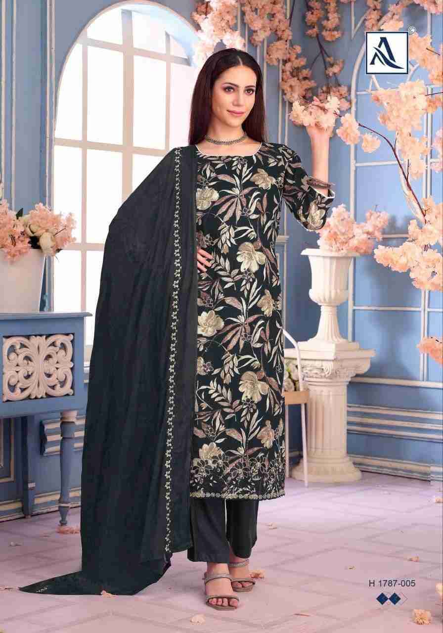 Rizwana By Alok Suit 1787-001 To 1787-006 Series Beautiful Festive Suits Stylish Fancy Colorful Casual Wear & Ethnic Wear Pure Cambric Cotton Embroidered Dresses At Wholesale Price