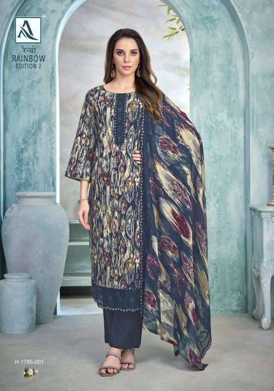 Rainbow Vol-2 By Alok Suit 1785-001 To 1785-006 Series Beautiful Festive Suits Stylish Fancy Colorful Casual Wear & Ethnic Wear Pure Cambric Cotton Print Dresses At Wholesale Price