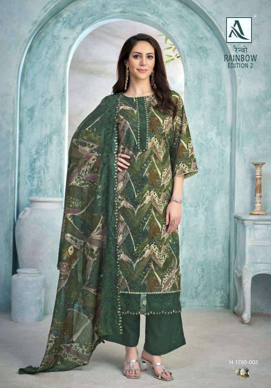 Rainbow Vol-2 By Alok Suit 1785-001 To 1785-006 Series Beautiful Festive Suits Stylish Fancy Colorful Casual Wear & Ethnic Wear Pure Cambric Cotton Print Dresses At Wholesale Price