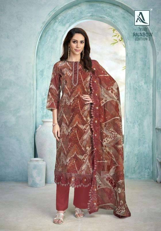 Rainbow Vol-2 By Alok Suit 1785-001 To 1785-006 Series Beautiful Festive Suits Stylish Fancy Colorful Casual Wear & Ethnic Wear Pure Cambric Cotton Print Dresses At Wholesale Price