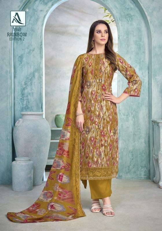 Rainbow Vol-2 By Alok Suit 1785-001 To 1785-006 Series Beautiful Festive Suits Stylish Fancy Colorful Casual Wear & Ethnic Wear Pure Cambric Cotton Print Dresses At Wholesale Price