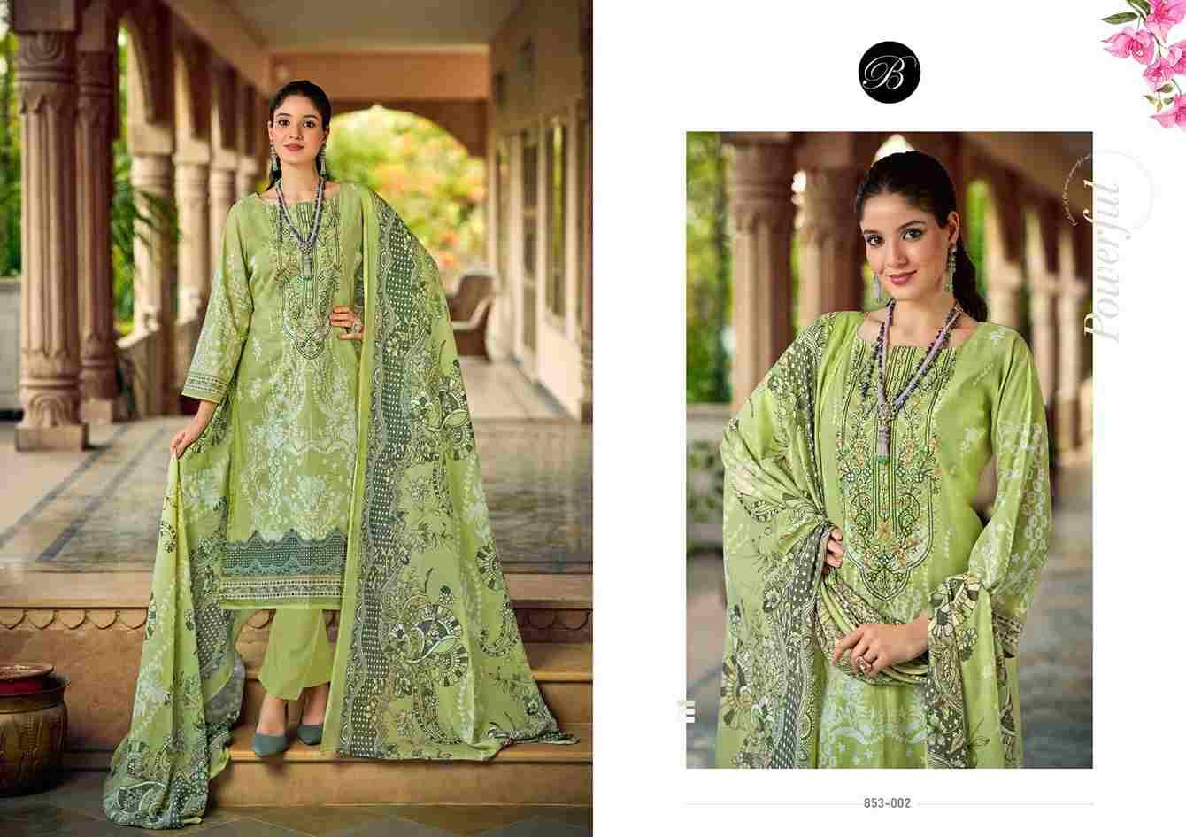 Naira Vol-107 By Belliza 853-001 To 853-008 Series Beautiful Festive Suits Stylish Fancy Colorful Casual Wear & Ethnic Wear Pure Cotton Print Dresses At Wholesale Price