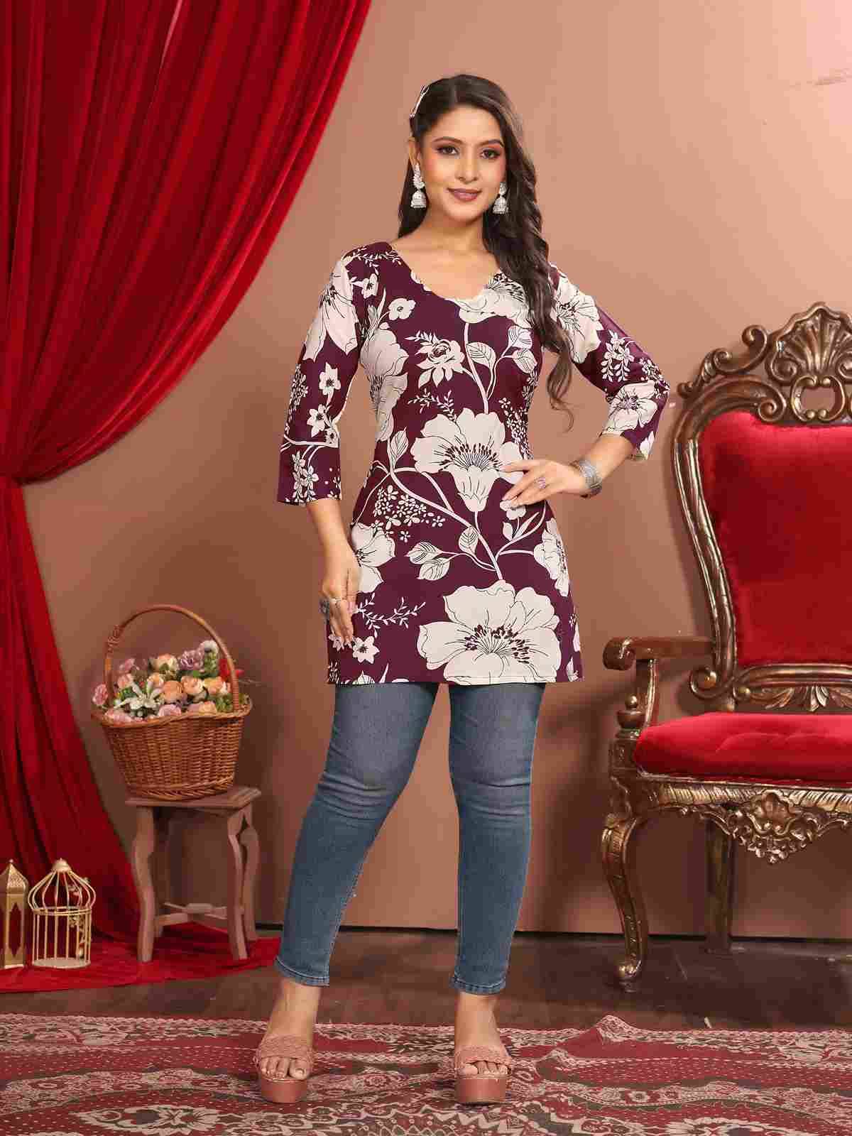 Dairy Milk Vol-1 By Padmavati Textiles 1001 To 1008 Series Designer Stylish Fancy Colorful Beautiful Party Wear & Ethnic Wear Collection Rayon Print Tops At Wholesale Price