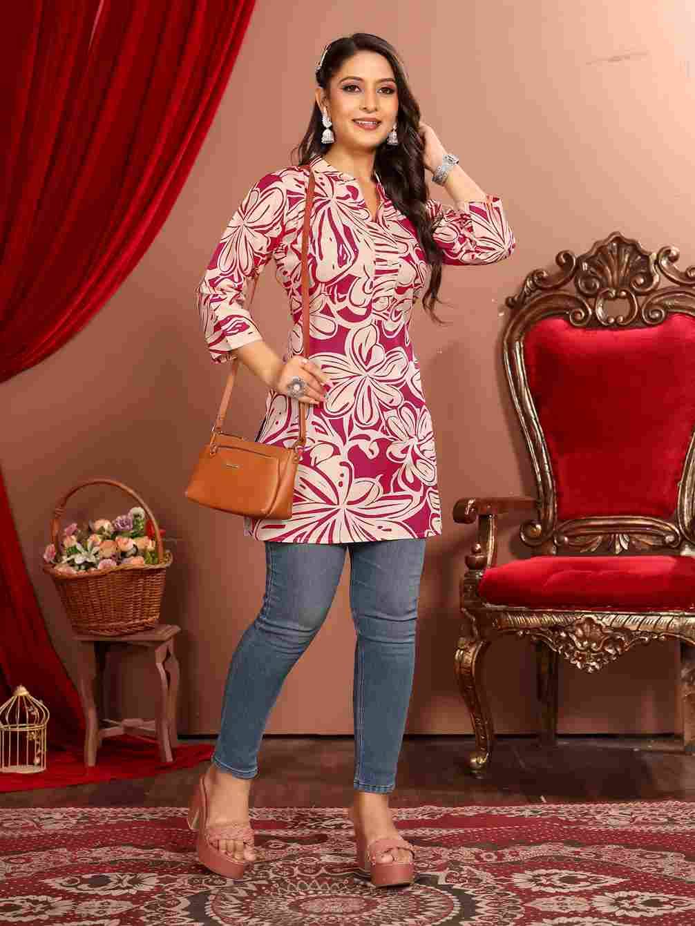 Dairy Milk Vol-1 By Padmavati Textiles 1001 To 1008 Series Designer Stylish Fancy Colorful Beautiful Party Wear & Ethnic Wear Collection Rayon Print Tops At Wholesale Price