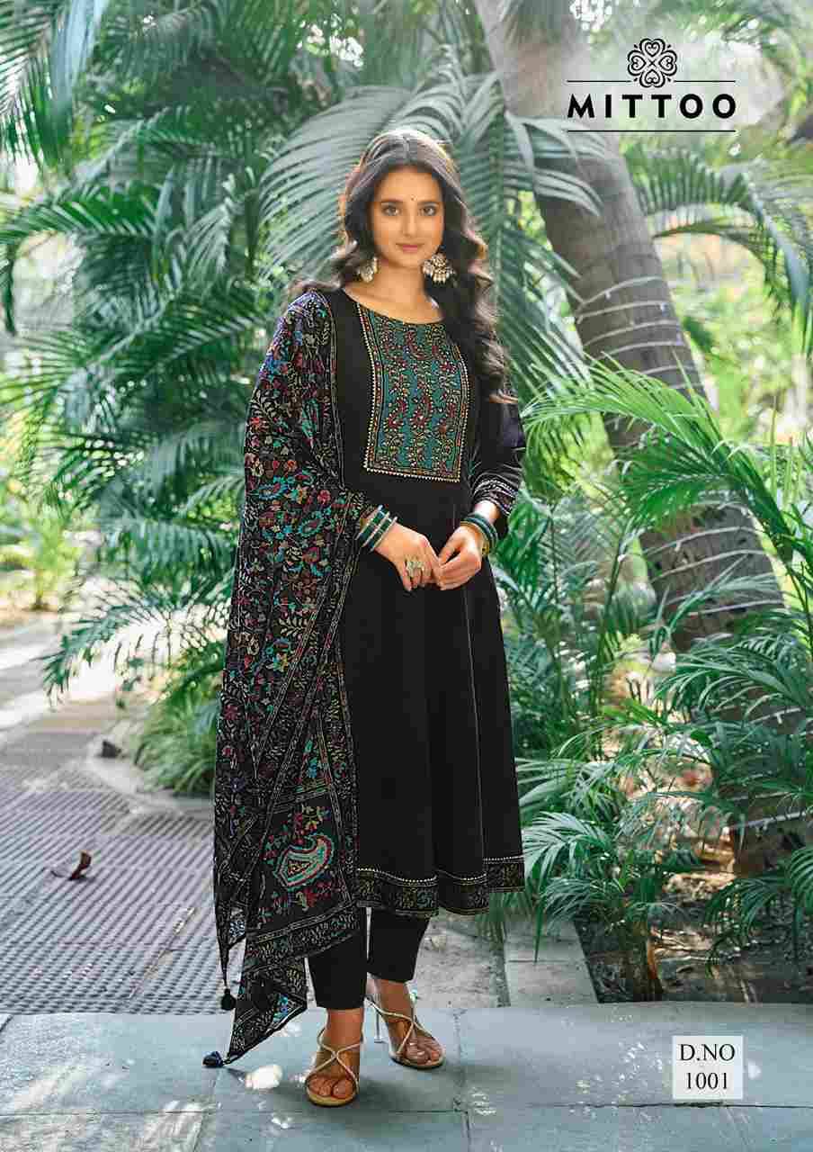 Muskaan By Mittoo 1001 To 1006 Series Designer Festive Suits Beautiful Stylish Fancy Colorful Party Wear & Occasional Wear Modal Silk Dresses At Wholesale Price