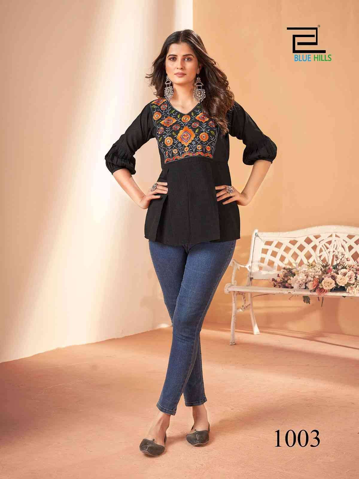 Charmi By Blue Hills 1001 To 1004 Series Designer Stylish Fancy Colorful Beautiful Party Wear & Ethnic Wear Collection Cotton Silk Print Tops At Wholesale Price