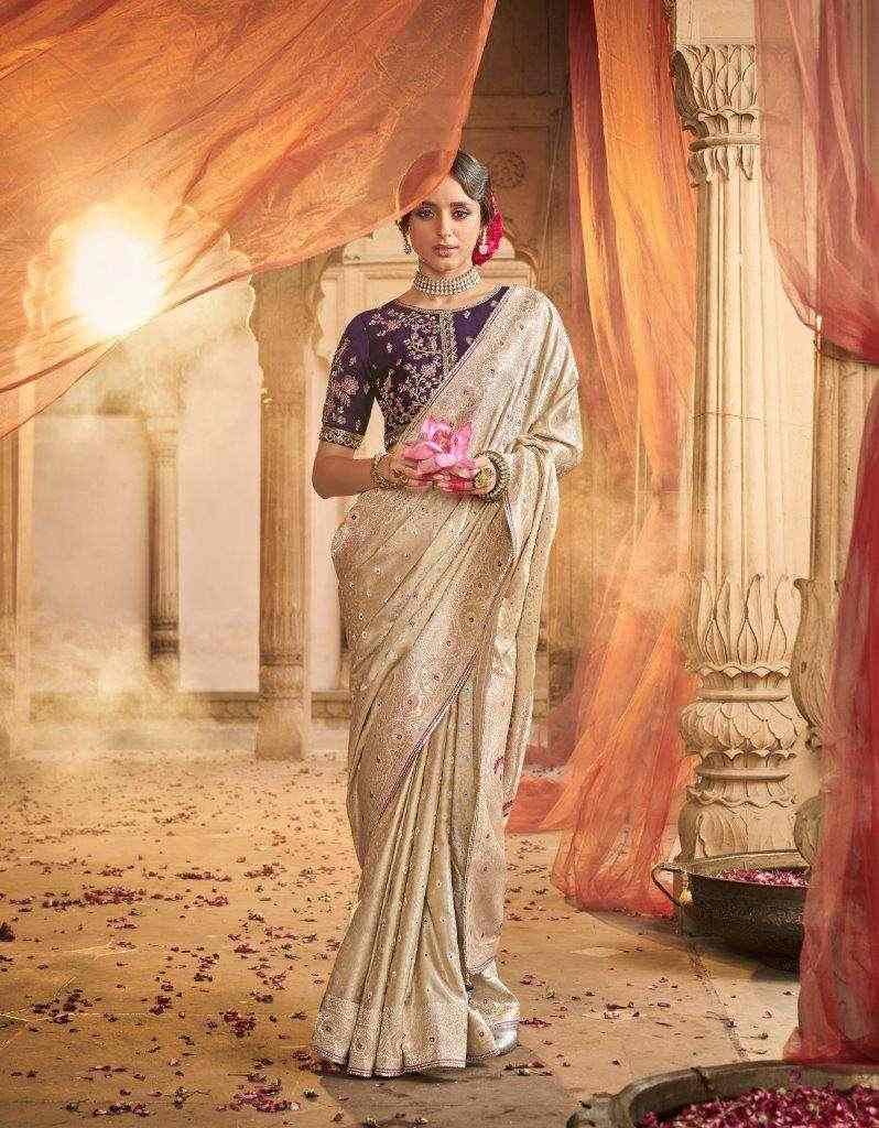 Kaya By Kira K-6101 To K-6110 Series Indian Traditional Wear Collection Beautiful Stylish Fancy Colorful Party Wear & Occasional Wear Pure Satin Sarees At Wholesale Price