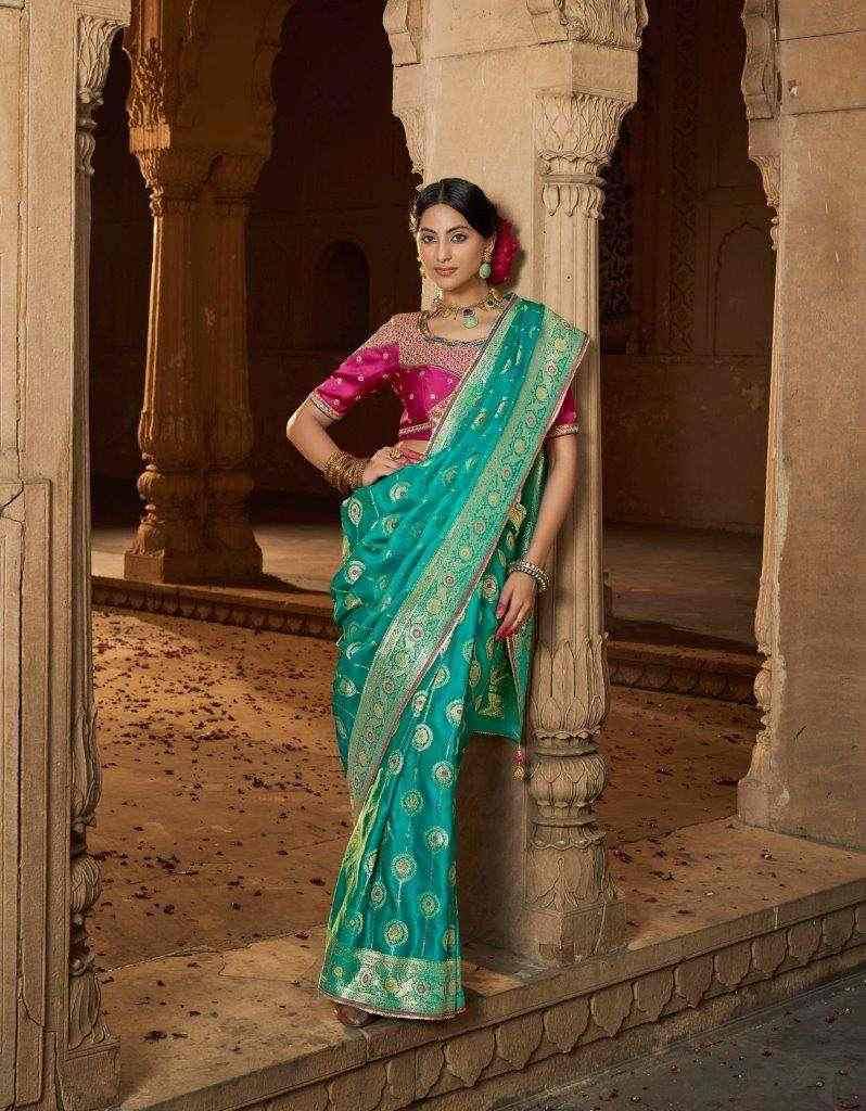 Kaya By Kira K-6101 To K-6110 Series Indian Traditional Wear Collection Beautiful Stylish Fancy Colorful Party Wear & Occasional Wear Pure Satin Sarees At Wholesale Price