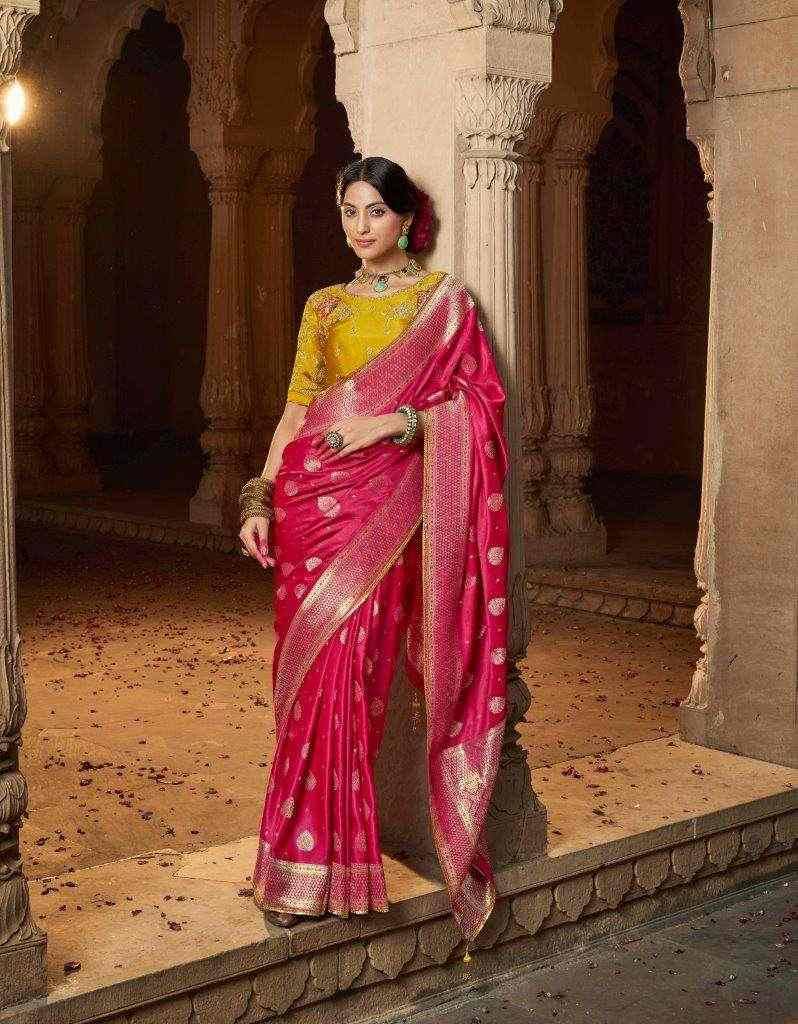 Kaya By Kira K-6101 To K-6110 Series Indian Traditional Wear Collection Beautiful Stylish Fancy Colorful Party Wear & Occasional Wear Pure Satin Sarees At Wholesale Price