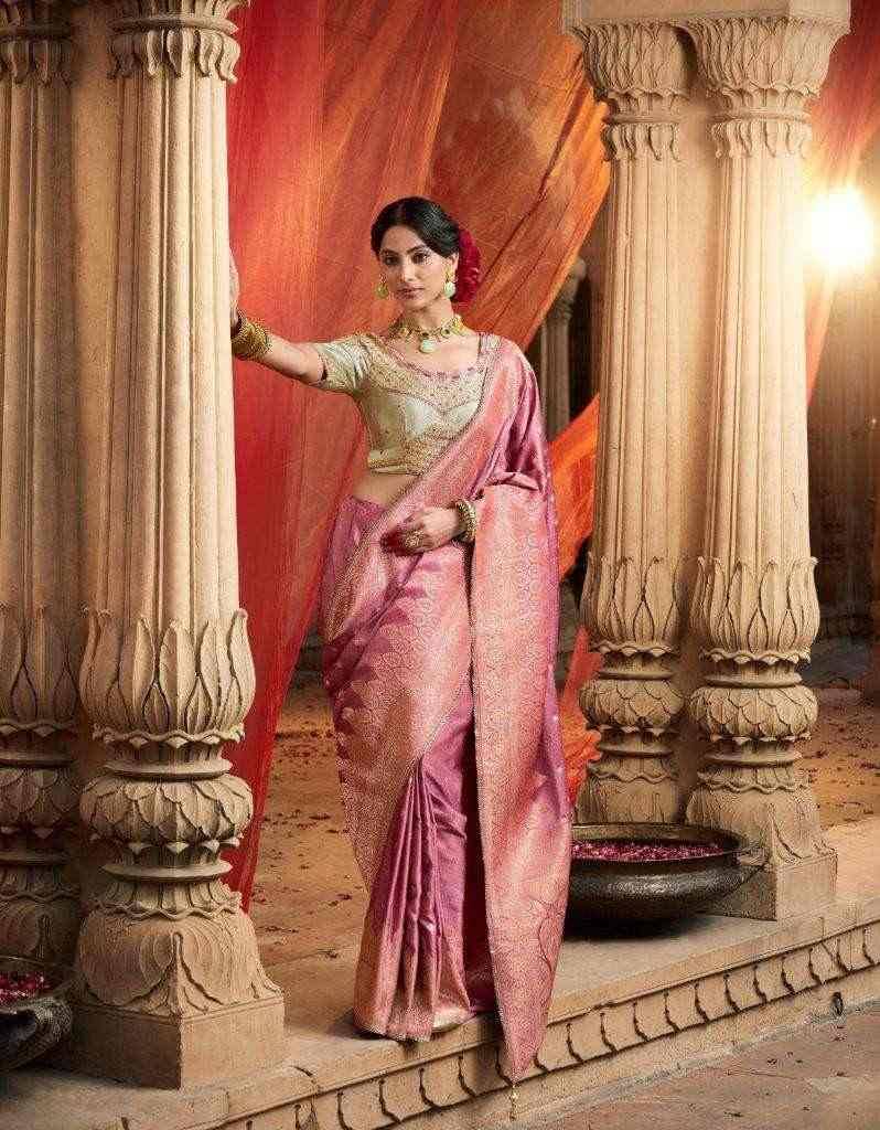 Kaya By Kira K-6101 To K-6110 Series Indian Traditional Wear Collection Beautiful Stylish Fancy Colorful Party Wear & Occasional Wear Pure Satin Sarees At Wholesale Price