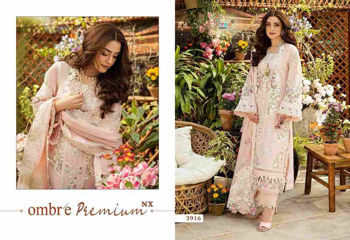 Ombre Premium Nx By Shree Fabs Designer Pakistani Suits Collection Beautiful Stylish Fancy Colorful Party Wear & Ethnic Wear Pure Viscose With Pure Cotton With Embroidery Dresses At Wholesale Price