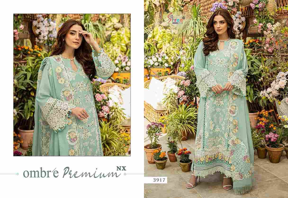 Ombre Premium Nx By Shree Fabs Designer Pakistani Suits Collection Beautiful Stylish Fancy Colorful Party Wear & Ethnic Wear Pure Viscose With Pure Cotton With Embroidery Dresses At Wholesale Price