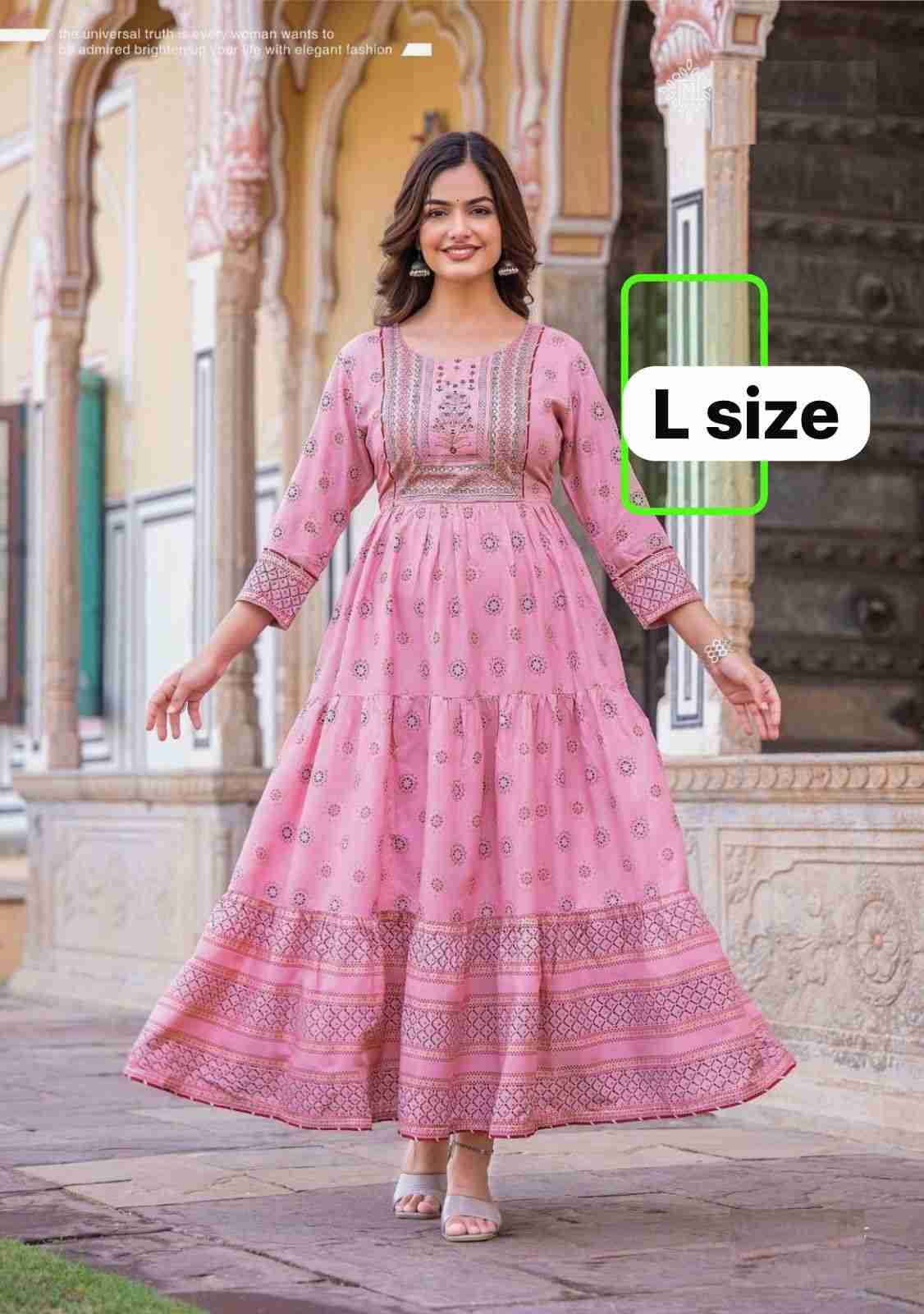 Glamour By Kaamiri 01 To 09 Series Designer Beautiful Collection Occasional Wear & Party Wear Rayon Print Gowns At Wholesale Price