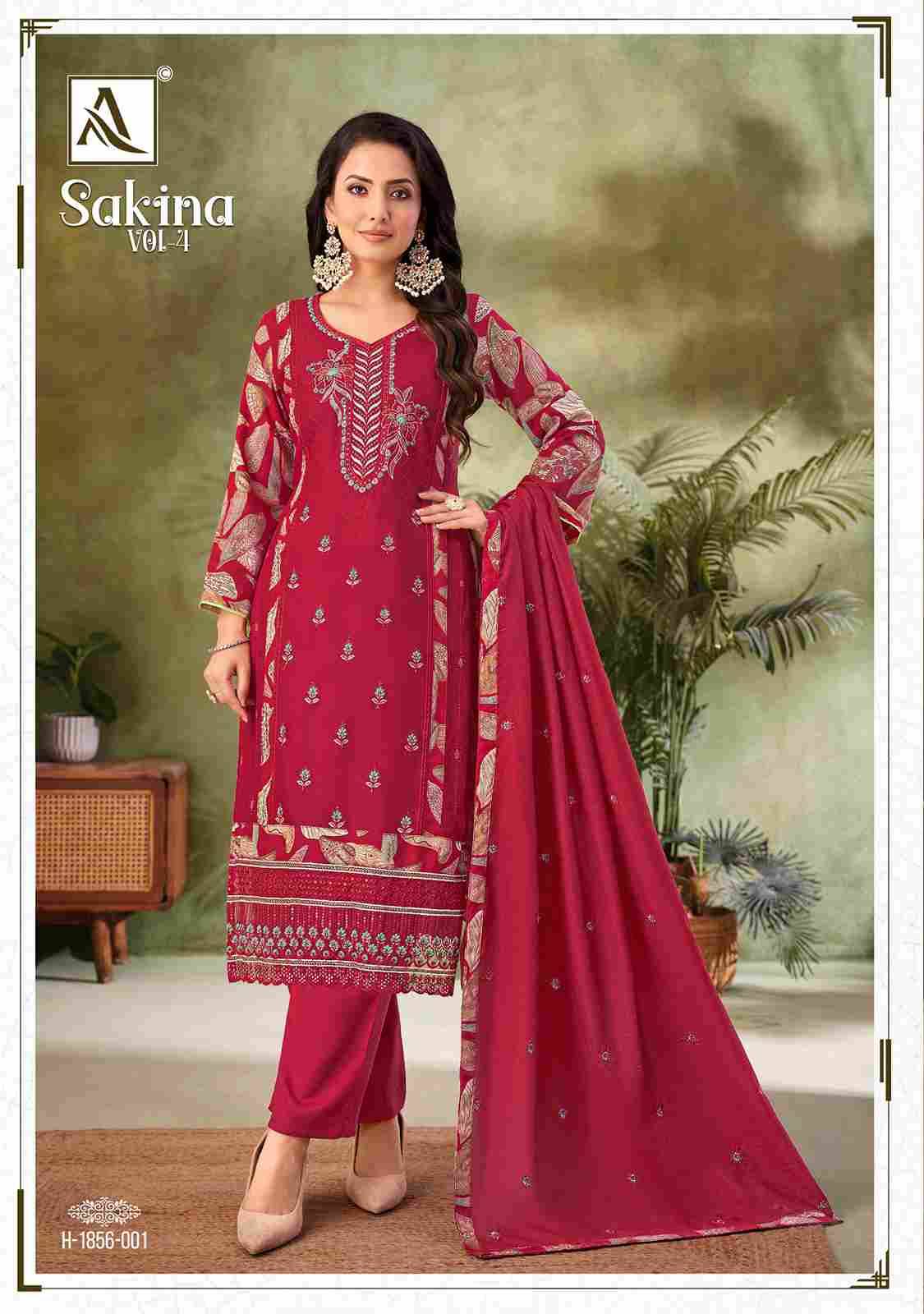 Sakina Vol-4 By Alok Suit 1856-001 To 1856-004 Series Beautiful Festive Suits Stylish Fancy Colorful Casual Wear & Ethnic Wear Pure Viscose Rayon Print Dresses At Wholesale Price