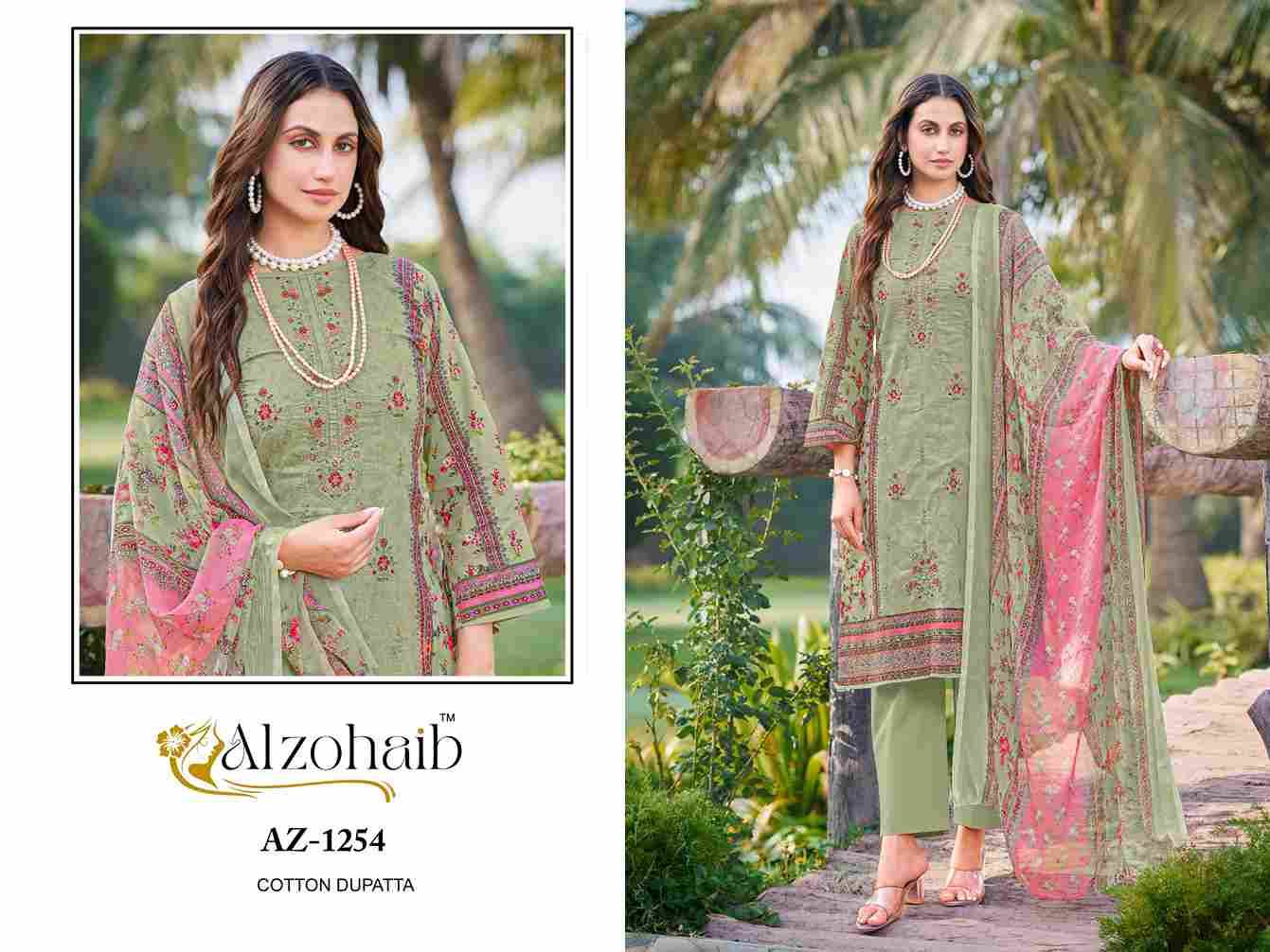 Saira Vol-1 By Alzohaib 1251 To 1255 Series Beautiful Pakistani Suits Stylish Fancy Colorful Party Wear & Occasional Wear Pure Cotton Print Dresses At Wholesale Price