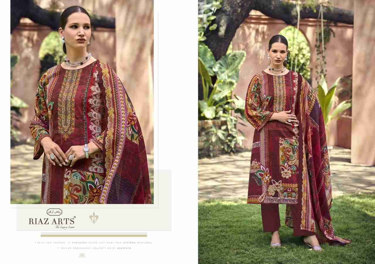 Musafir Vol-23 By Riaz Arts 101 To 104 Series Wholesale Designer Pakistani Suits Collection Beautiful Stylish Fancy Colorful Party Wear & Occasional Wear Pure Lawn Print With Embroidered Dresses At Wholesale Price