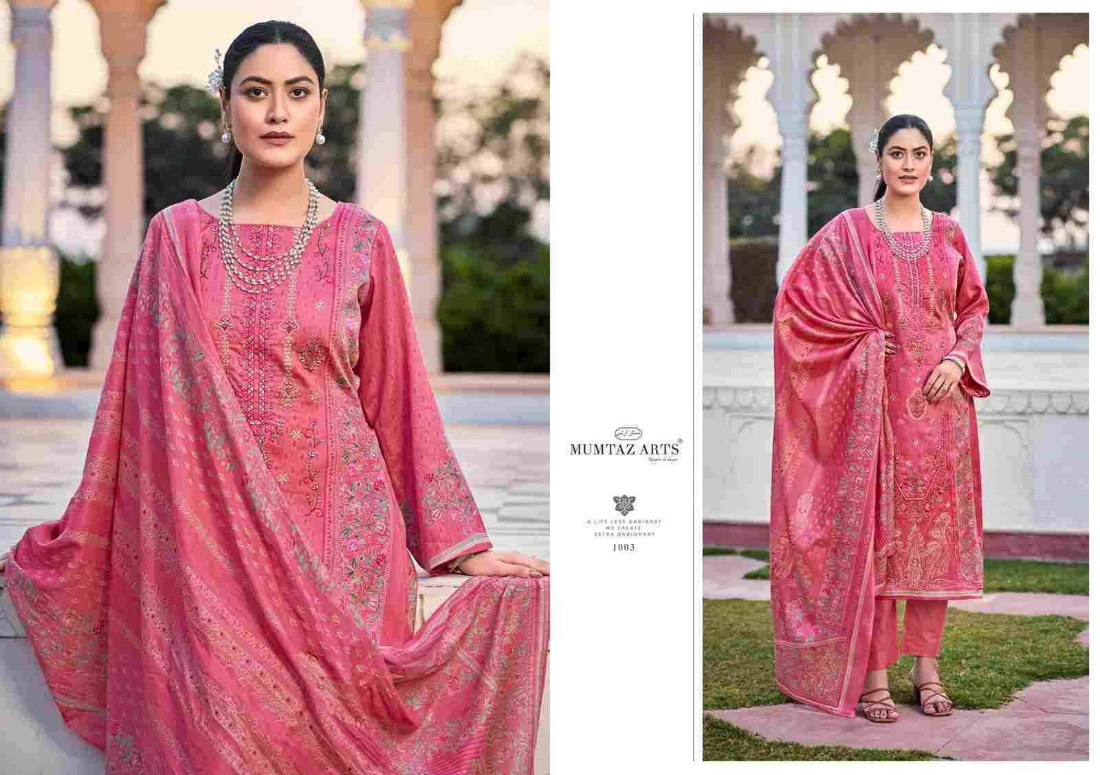 Rose By Mumtaz Arts 1001 To 1006 Series Designer Festive Suits Collection Beautiful Stylish Fancy Colorful Party Wear & Occasional Wear Pure Cotton Cambric Dresses At Wholesale Price