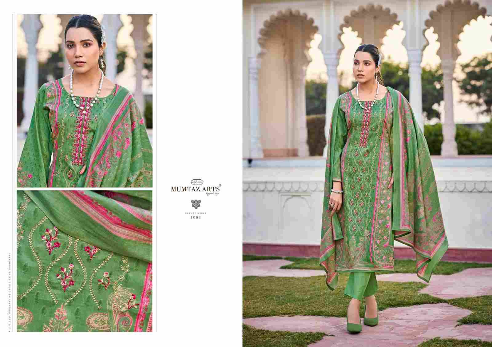 Rose By Mumtaz Arts 1001 To 1006 Series Designer Festive Suits Collection Beautiful Stylish Fancy Colorful Party Wear & Occasional Wear Pure Cotton Cambric Dresses At Wholesale Price