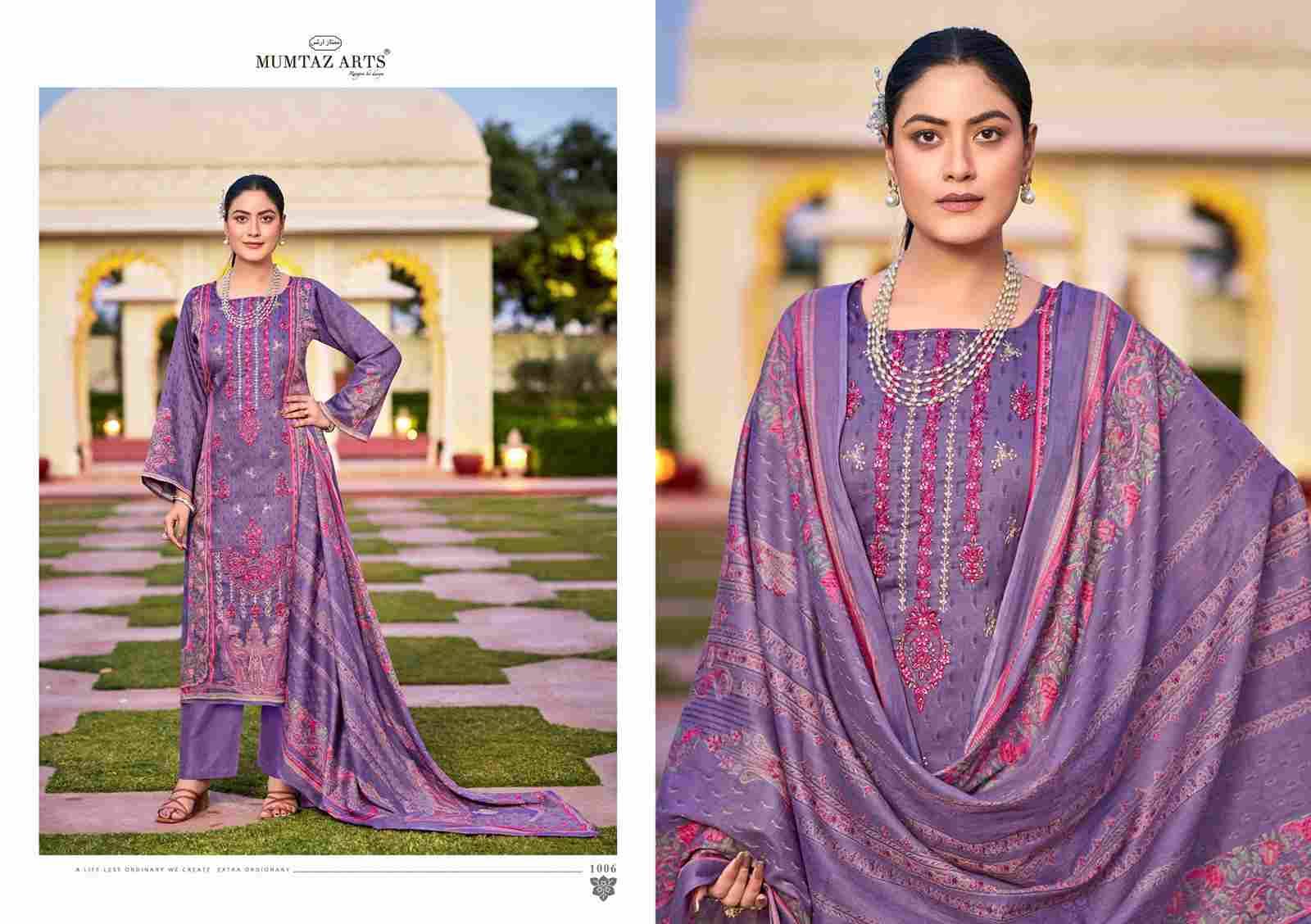 Rose By Mumtaz Arts 1001 To 1006 Series Designer Festive Suits Collection Beautiful Stylish Fancy Colorful Party Wear & Occasional Wear Pure Cotton Cambric Dresses At Wholesale Price