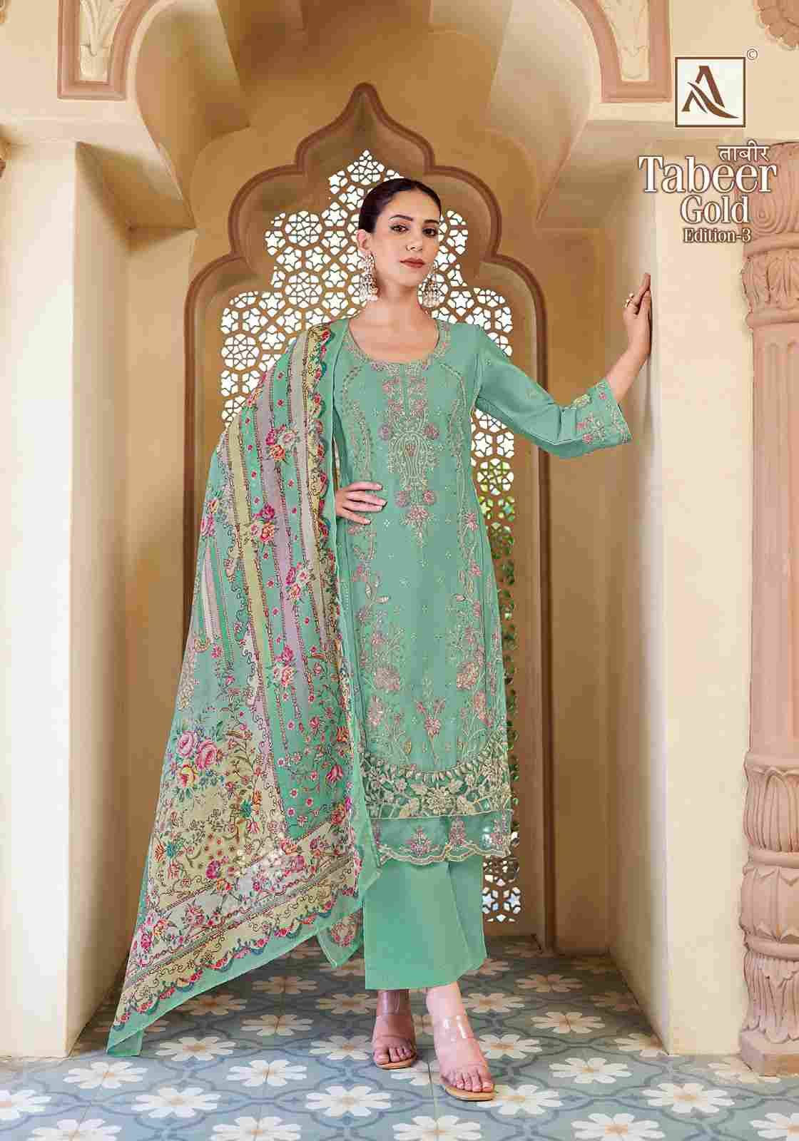 Tabeer Gold Vol-3 By Alok Suit 1945-001 To 1945-004 Series Beautiful Festive Suits Stylish Fancy Colorful Casual Wear & Ethnic Wear Pure Jam Cotton Embroidered Dresses At Wholesale Price