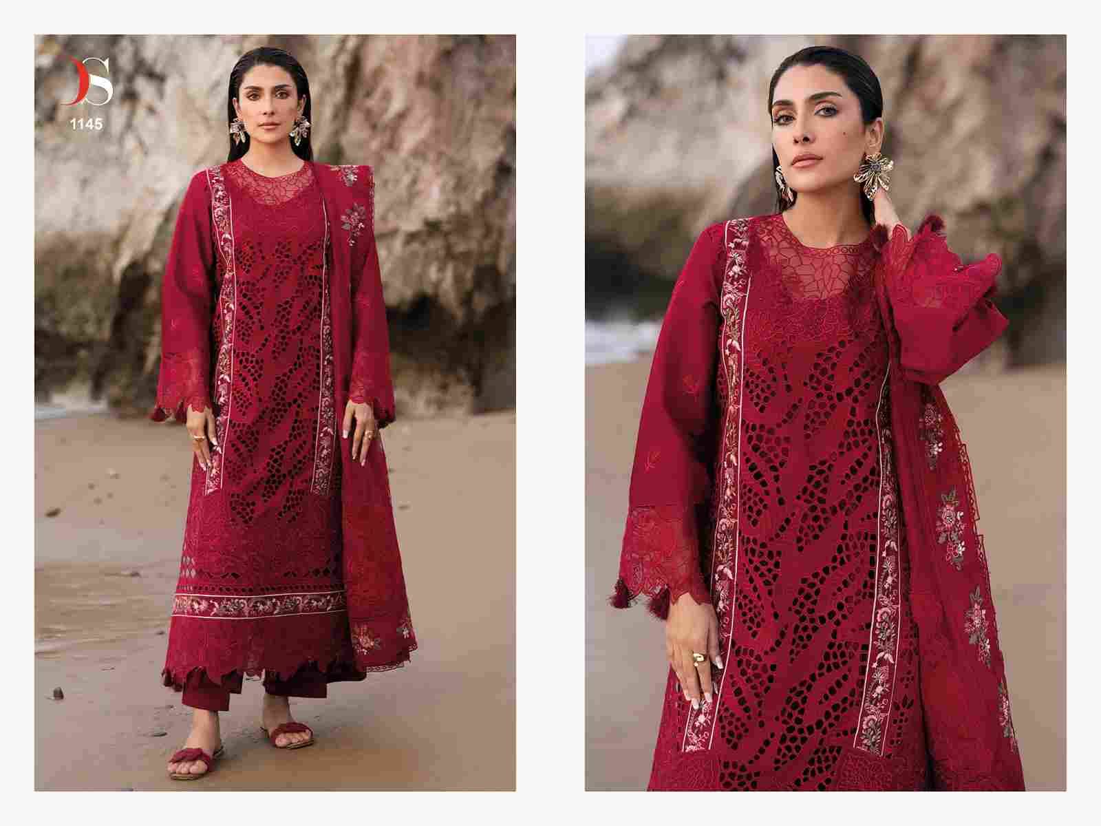 Sirene Luxury Lawn-25 By Deepsy Suits 1141 To 1146 Series Designer Pakistani Suits Beautiful Stylish Fancy Colorful Party Wear & Occasional Wear Pure Cotton Embroidered Dresses At Wholesale Price