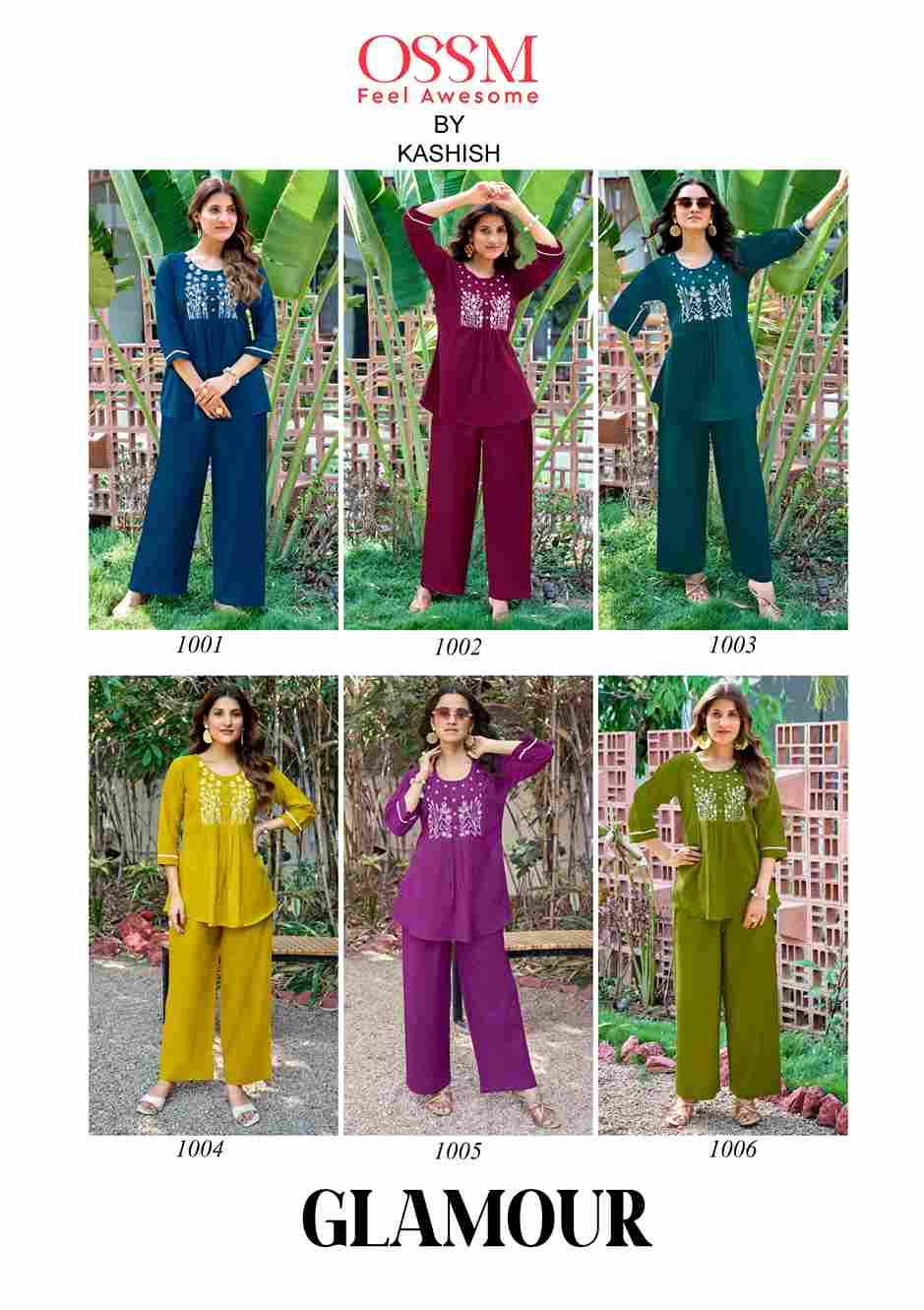 Glamour By Ossm 1001 To 1006 Series Designer Stylish Fancy Colorful Beautiful Party Wear & Ethnic Wear Collection Premium Cotton Co-Ords At Wholesale Price