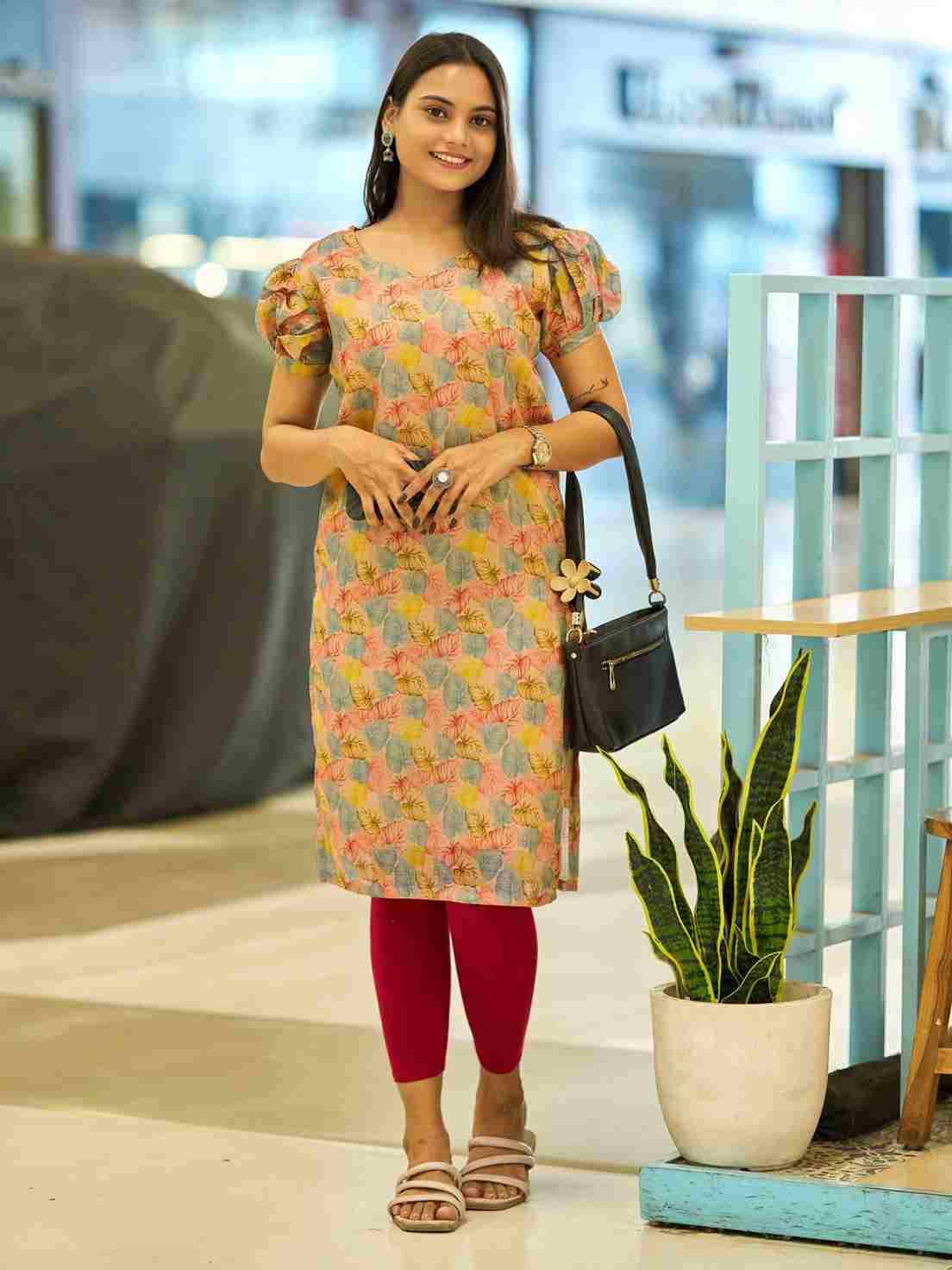 Rashmika By Kaamiri 01 To 10 Series Designer Stylish Fancy Colorful Beautiful Party Wear & Ethnic Wear Collection Simmer Silk Kurtis At Wholesale Price