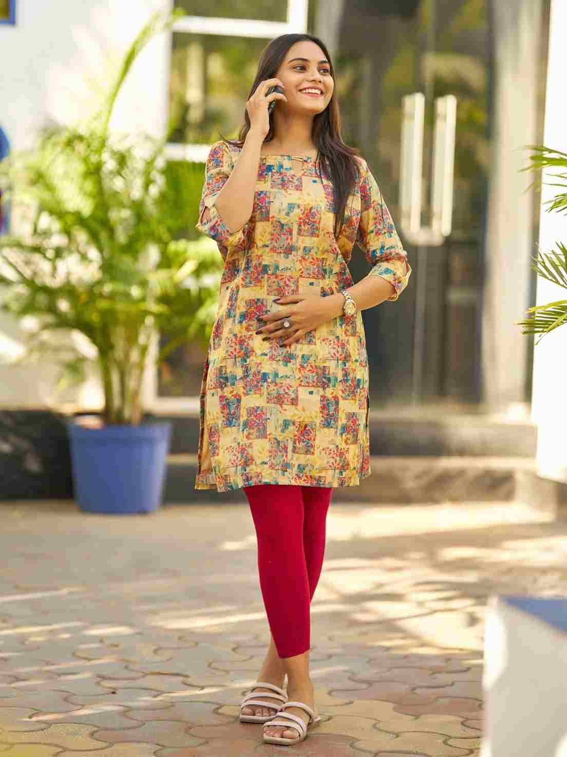 Rashmika By Kaamiri 01 To 10 Series Designer Stylish Fancy Colorful Beautiful Party Wear & Ethnic Wear Collection Simmer Silk Kurtis At Wholesale Price