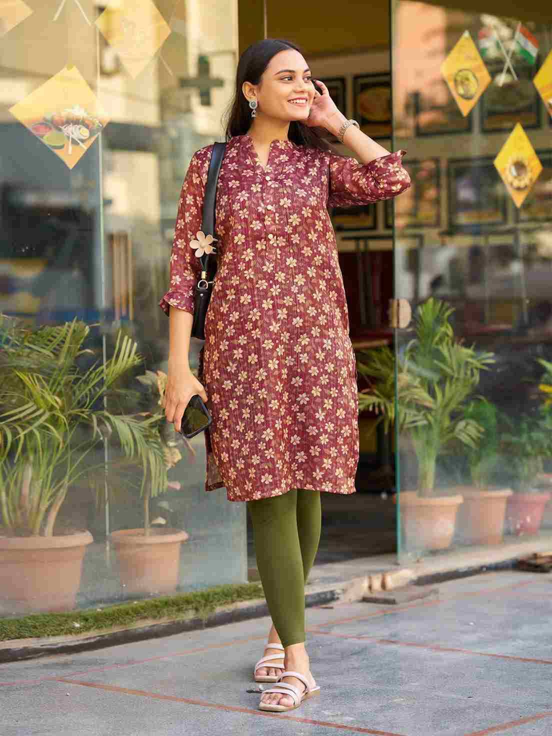Rashmika By Kaamiri 01 To 10 Series Designer Stylish Fancy Colorful Beautiful Party Wear & Ethnic Wear Collection Simmer Silk Kurtis At Wholesale Price