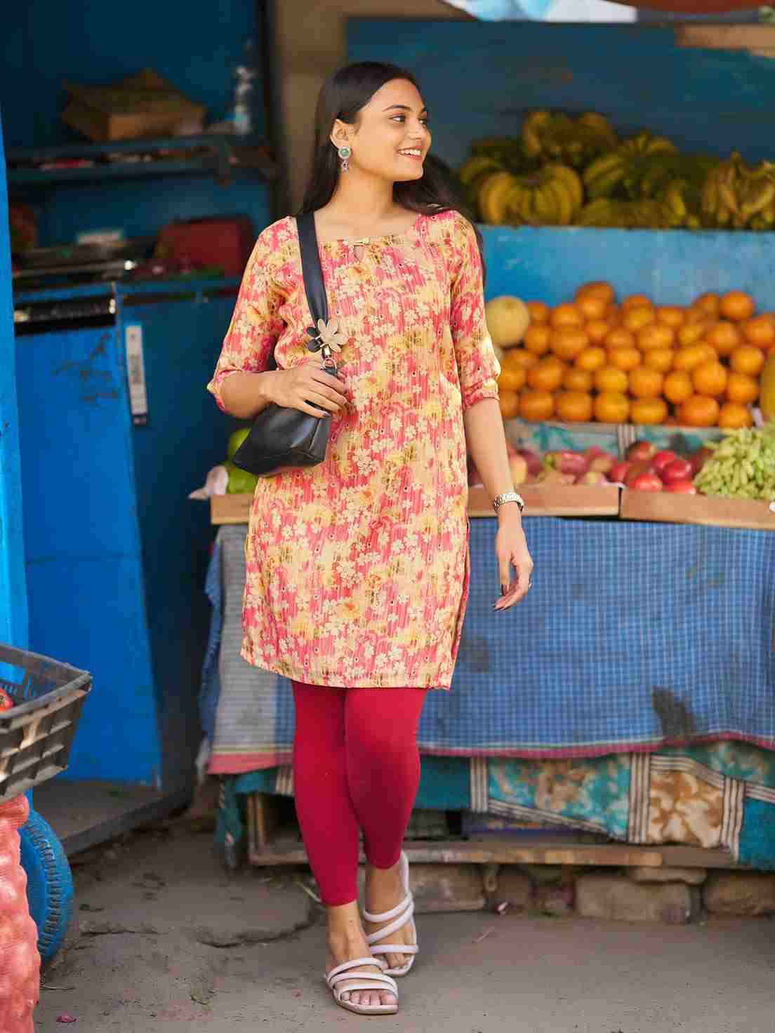 Rashmika By Kaamiri 01 To 10 Series Designer Stylish Fancy Colorful Beautiful Party Wear & Ethnic Wear Collection Simmer Silk Kurtis At Wholesale Price