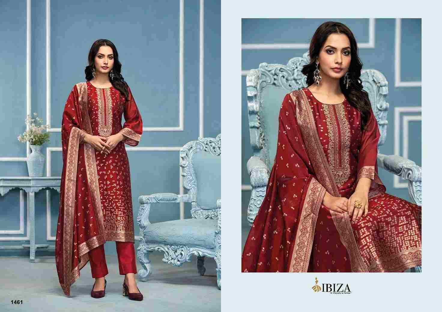 Espresso By Ibiza 1461 To 1464 Series Designer Festive Suits Beautiful Fancy Stylish Colorful Party Wear & Occasional Wear Pure Bangalori Silk Jacquard Dresses At Wholesale Price