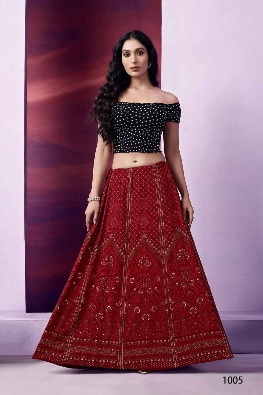 Flared Skirt By Kaamiri 01 To 07 Series Designer Stylish Fancy Colorful Beautiful Party Wear & Ethnic Wear Collection Heavy Rayon Print Skirt At Wholesale Price