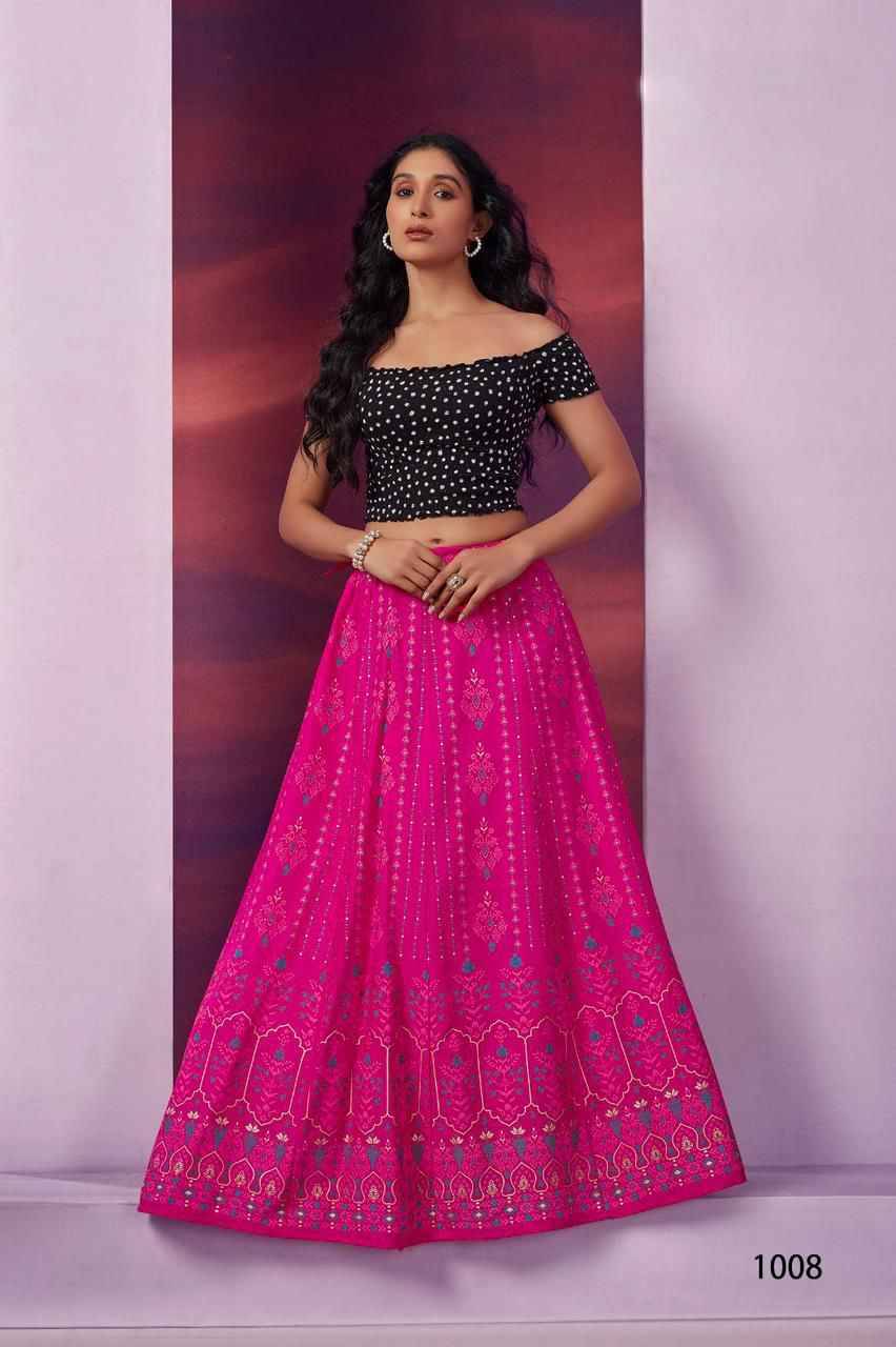 Flared Skirt By Kaamiri 01 To 07 Series Designer Stylish Fancy Colorful Beautiful Party Wear & Ethnic Wear Collection Heavy Rayon Print Skirt At Wholesale Price