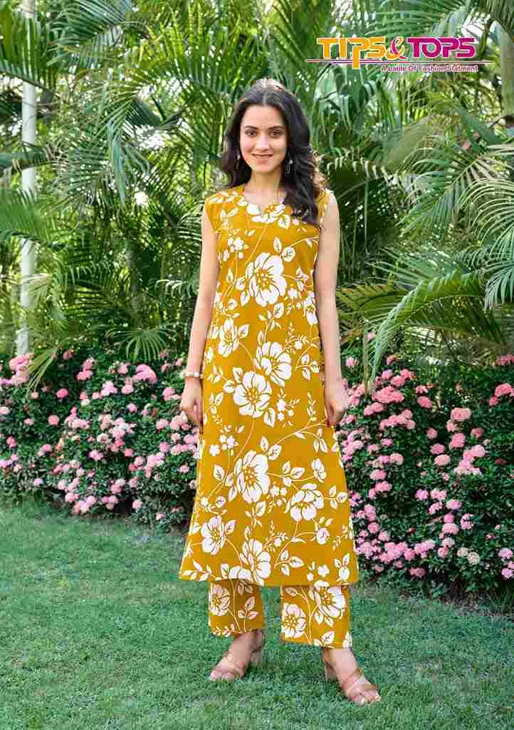 Olivia Vol-2 By Tips And Tops 2001 To 2006 Series Designer Stylish Fancy Colorful Beautiful Party Wear & Ethnic Wear Collection Rayon Co-Ords At Wholesale Price