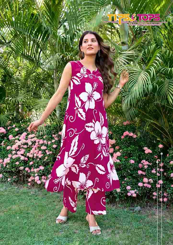 Olivia Vol-2 By Tips And Tops 2001 To 2006 Series Designer Stylish Fancy Colorful Beautiful Party Wear & Ethnic Wear Collection Rayon Co-Ords At Wholesale Price